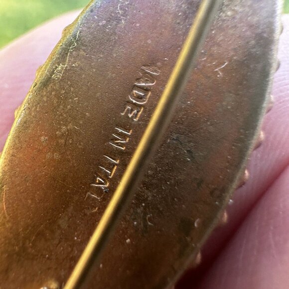 Vintage Brooch Pin 1 5/8" Multicolor Italian Micro Mosaic Glass Flowers Oval - Picture 6 of 10